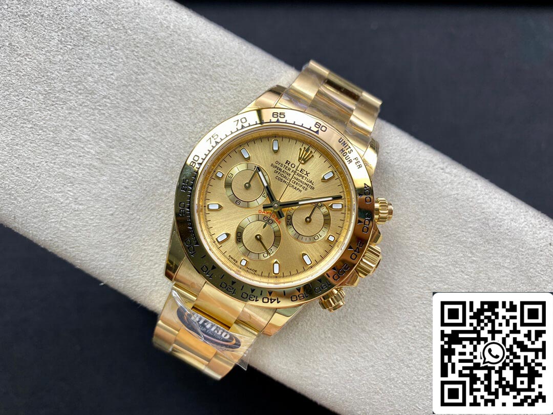 Rolex Daytona M116508-0003 1:1 Best Edition BT Factory Gold Dial