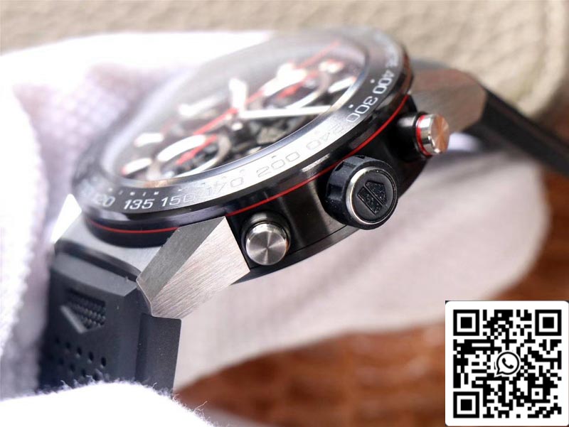 TAG Heuer Carrera CAR201V.FT6046 1:1 Best Edition XF Factory quadrante nero svizzero HEUER 01