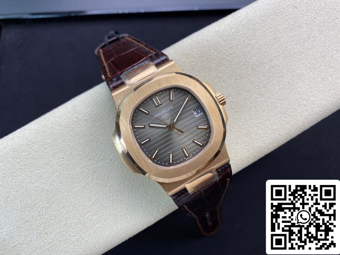 Patek Philippe Nautilus 5711R-001 1:1 Best Edition PPF Factory V4 quadrante marrone svizzero ETA324