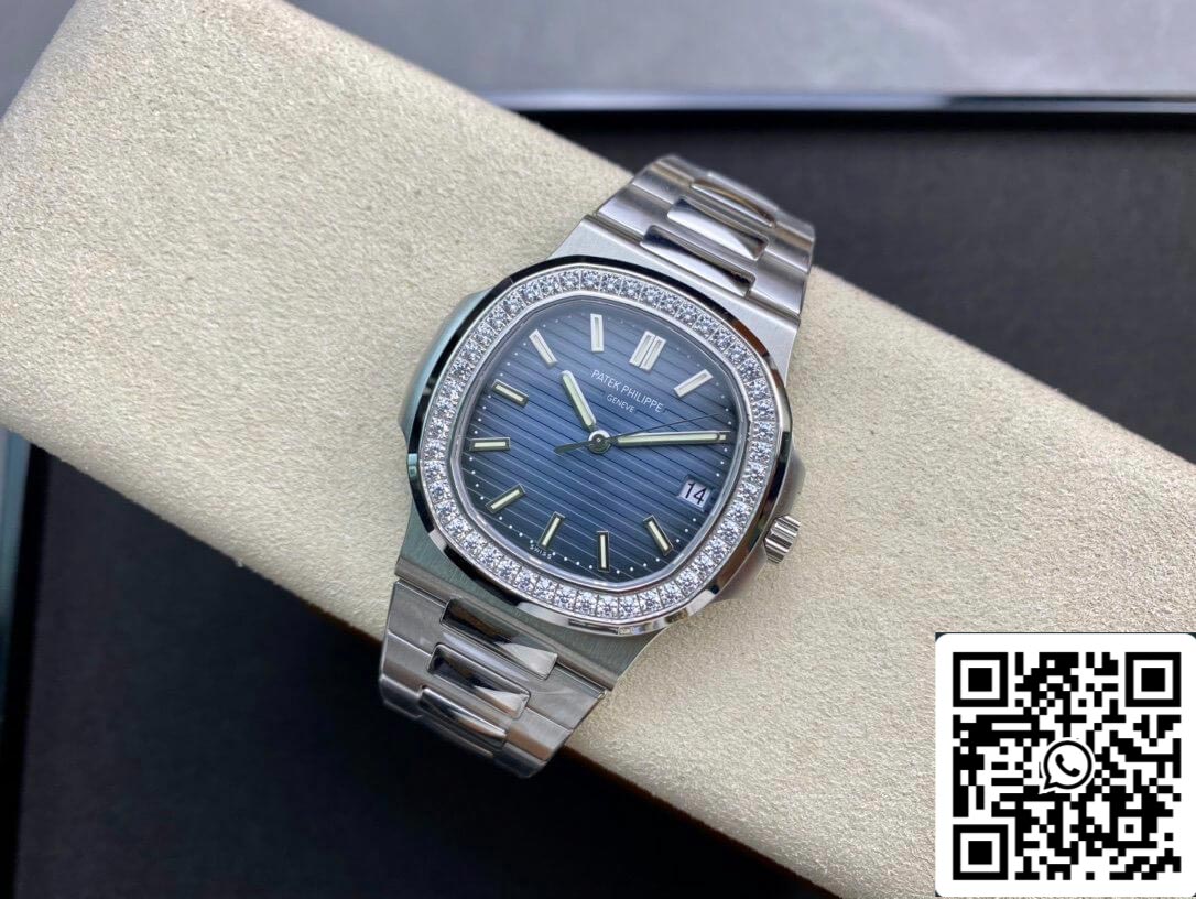 Patek Philippe Nautilus 5713/1G-010 1:1 Best Edition PPF Factory V4 Blue Dial Swiss ETA324