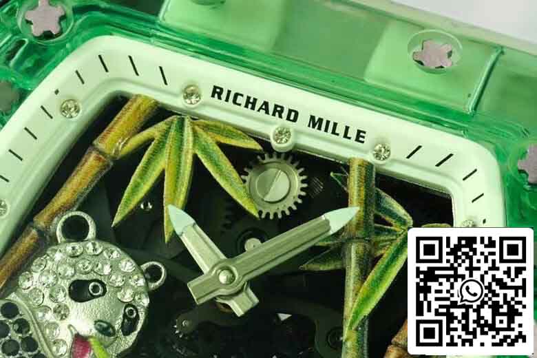 Richard Mille RM26-01 Tourbillon Migliore edizione 1: 1 Custodia trasparente verde fabbrica RM