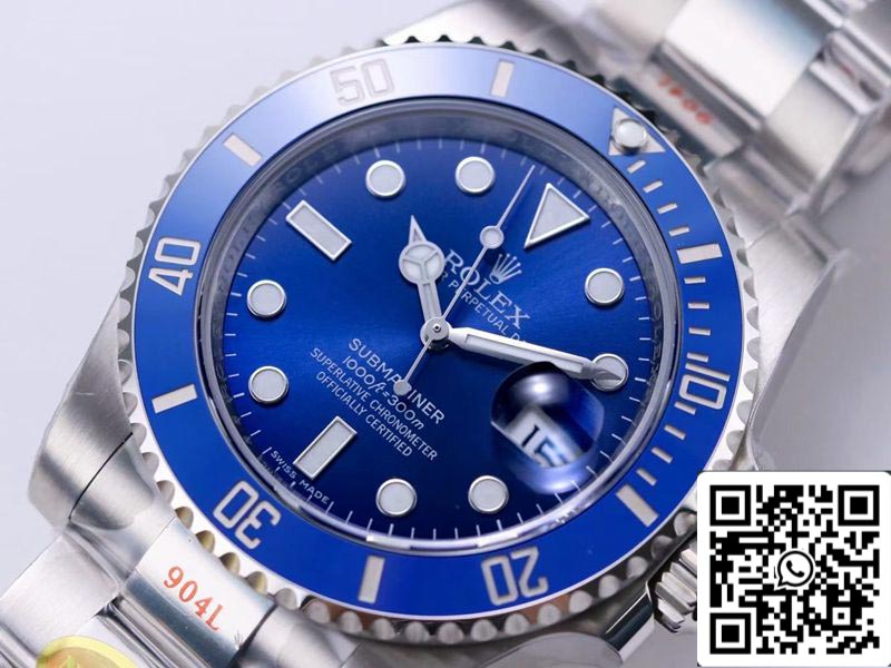 Rolex Submariner 116619LB-97209 1:1 Best Edition Noob Factory V12 Blue Dial Swiss Movement