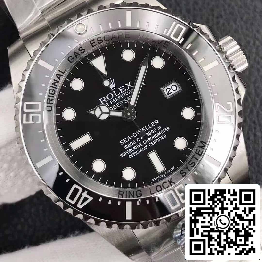 Rolex Sea Dweller 116660-98210 1:1 Best Edition AR Factory quadrante nero