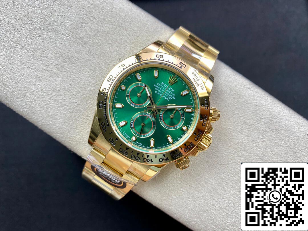 Rolex Daytona M116508-0013 1:1 Mejor edición BT Factory esfera verde