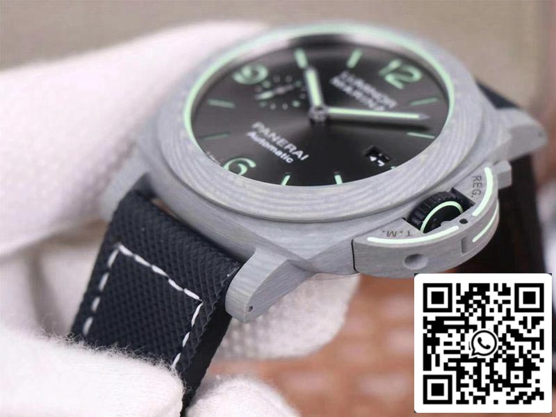 Panerai Luminor PAM01119 1:1 Best Edition VS Factory Carbon Fiber Swiss P9010