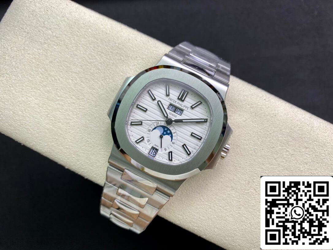 Patek Philippe Nautilus 5726/1A-010 1:1 Best Edition PPF Factory quadrante bianco