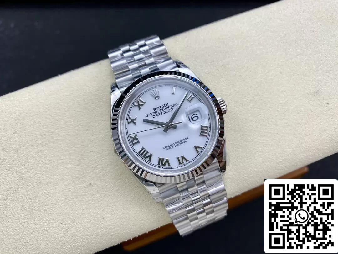 Rolex Datejust M126234-0025 36MM 1:1 Mejor edición VS Acero inoxidable de fábrica