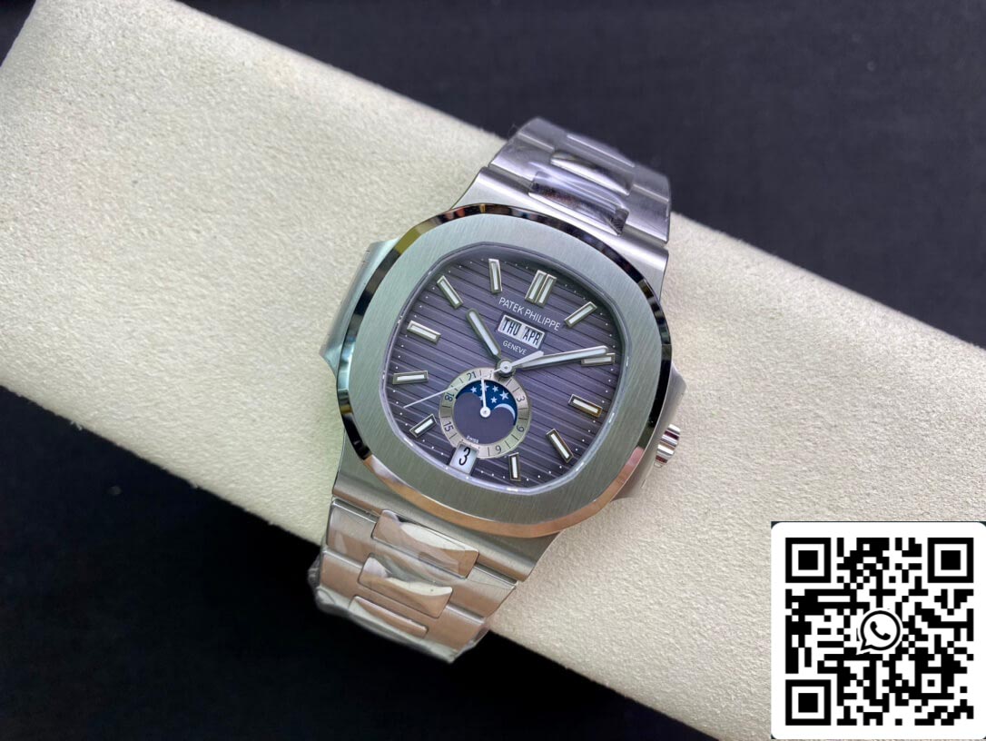 Patek Philippe Nautilus 5726/1A-001 1:1 Best Edition PPF Factory Quadrante grigio