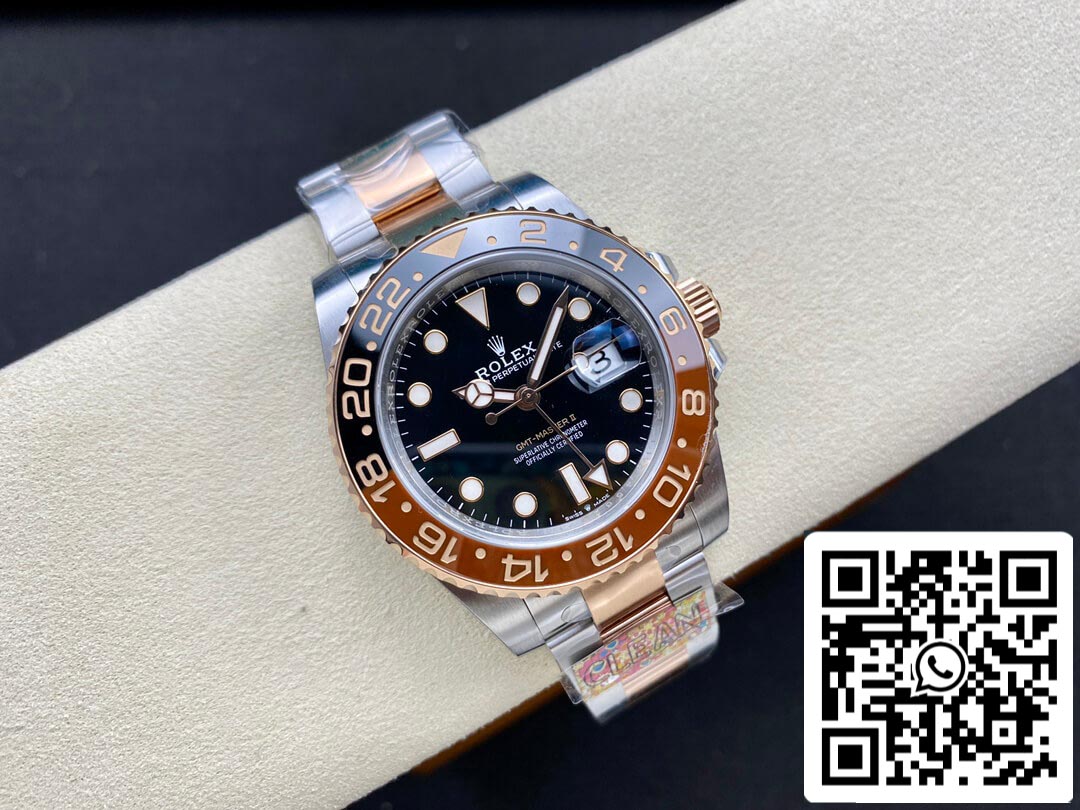 Rolex GMT Master II M126711chnr-0002 1:1 Best Edition Clean Factory quadrante nero