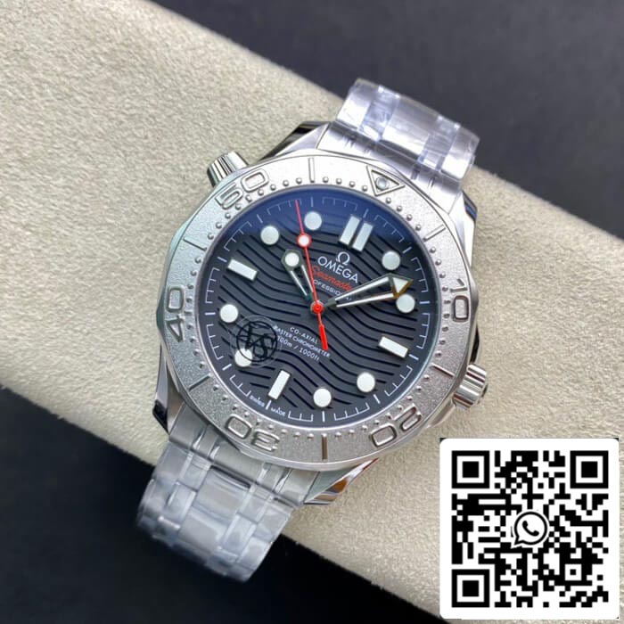 Omega Seamaster Diver 300M 210.30.42.20.01.002 1:1 Mejor edición VS Factory esfera negra