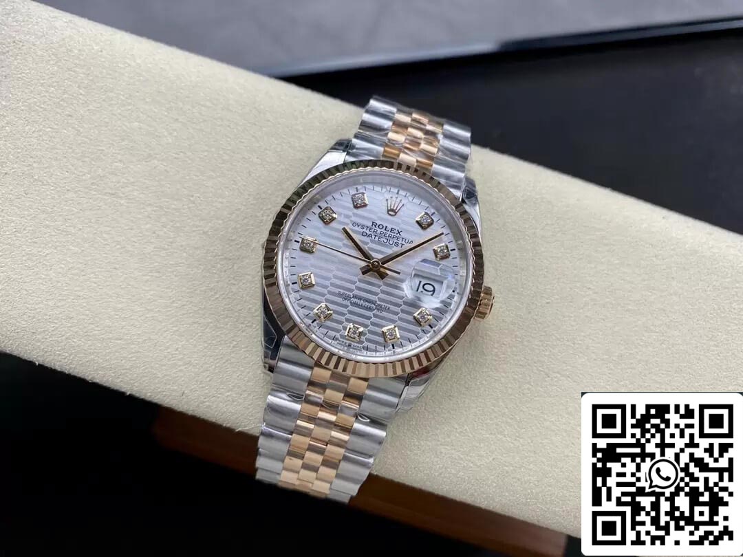 Rolex Datejust M126231-0039 36MM 1:1 Mejor edición VS esfera plateada de fábrica