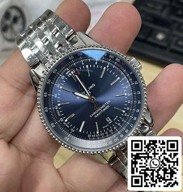 Breitling Navitimer 1 A17326161C1A1 1:1 Mejor edición V7 Factory Acero inoxidable