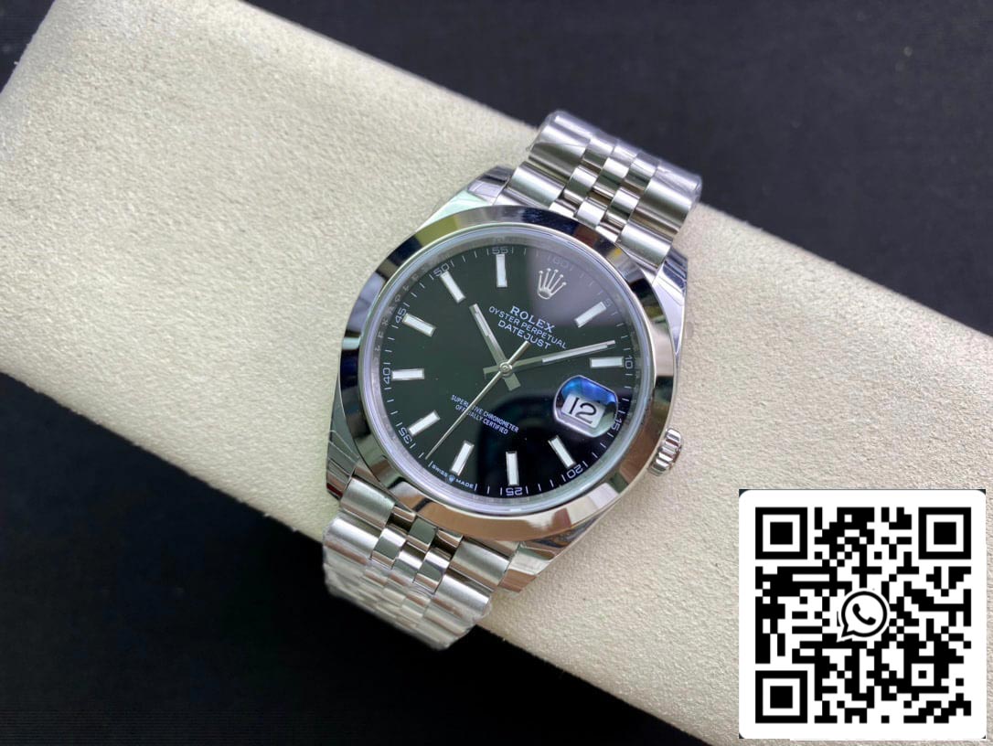 Rolex Datejust M126300-0012 1:1 Mejor edición EW Factory esfera negra