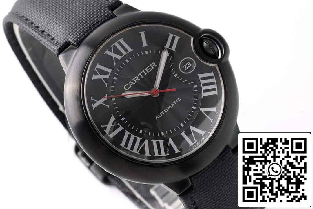 Réplica Ballon Bleu De Cartier 42MM WSBB0015 Mejor Edición AF Factory Dial Negro