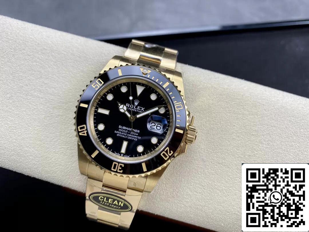 Rolex Submariner M126618ln-0002 41MM 1:1 Migliore edizione Clean Factory quadrante nero