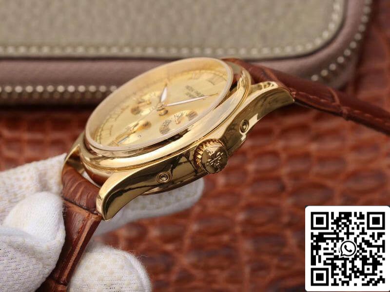 Patek Philippe Complicazioni Calendario annuale 1:1 Best Edition Swiss ETA315SQA Quadrante in oro