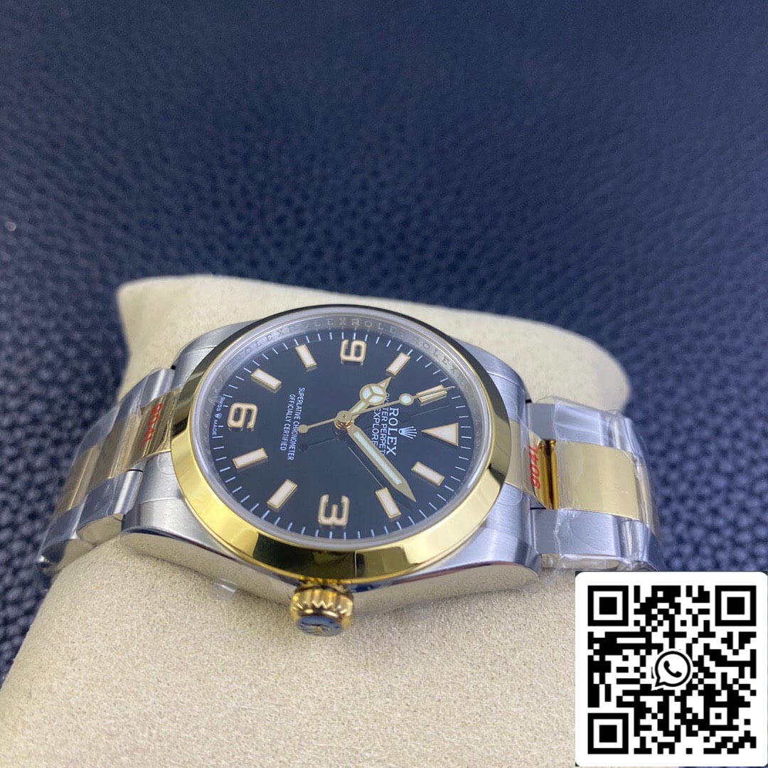 Rolex Explorer M124273-0001 1:1 Mejor Edición EW Factory Oro Amarillo