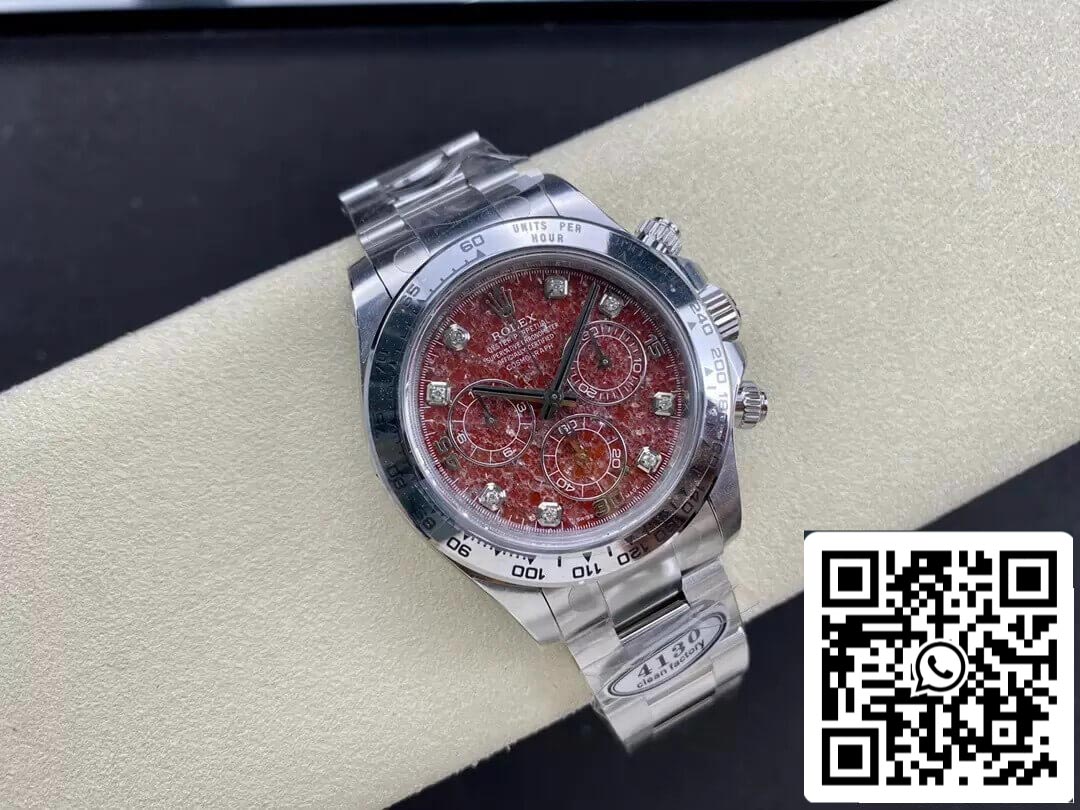 Rolex Cosmograph Daytona 116589 1:1 Mejor edición Clean Factory Esfera granada