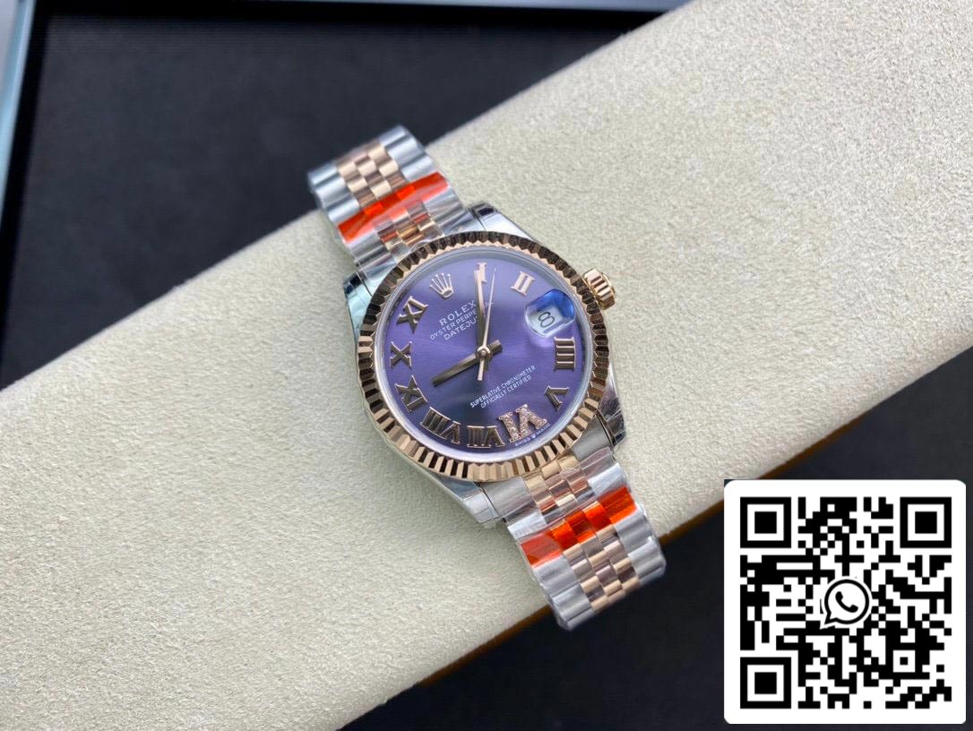 Rolex Datejust M278271-0020 1:1 Best Edition TW Factory Eggplant Purple Dial