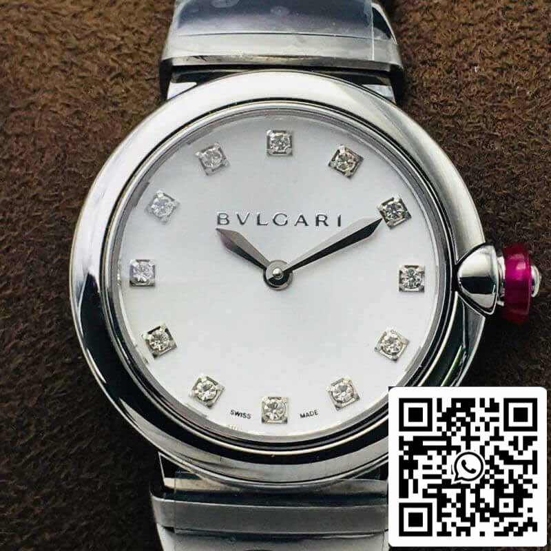 Bulgari LVCEA 102196 Quadrante bianco di fabbrica BV Best Edition 1: 1