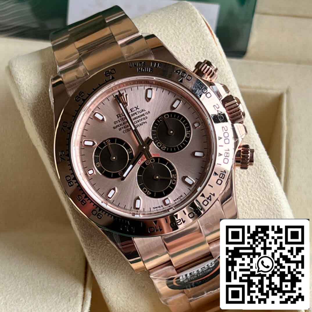 Replica Rolex Daytona M116505-0016 Miglior quadrante in oro 1: 1 BT Factory Edition