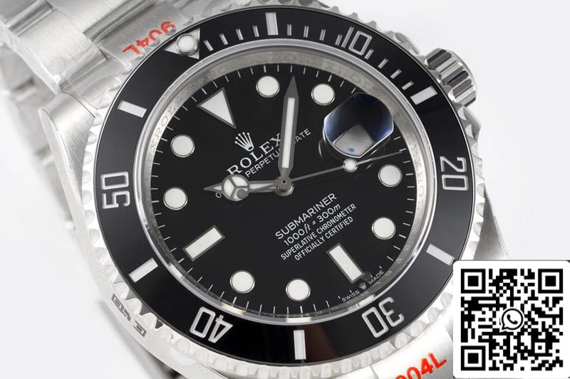 Rolex Submariner Date M126610LN-0001 41MM 1:1 Mejor edición ROF Factory Esfera negra Suiza ETA2824