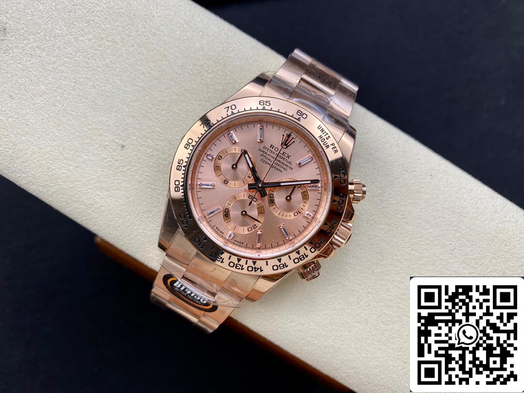 Rolex Daytona M116505-0012 1:1 Best Edition BT Factory in oro rosa