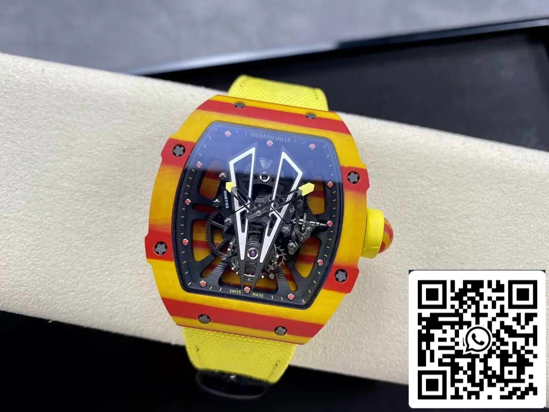 Richard Mille RM27-03 Tourbillon 1:1 Best Edition BBR Factory Yellow Strap