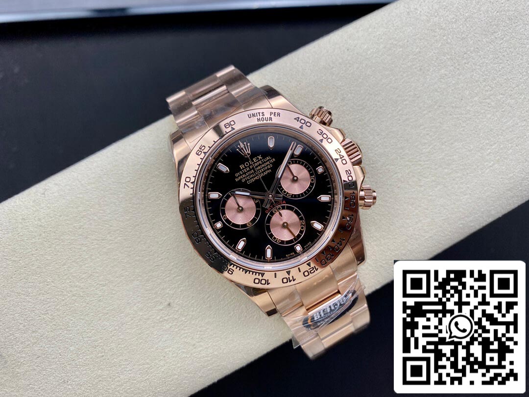 Rolex Daytona M116505-0008 1:1 Mejor edición BT Factory esfera negra