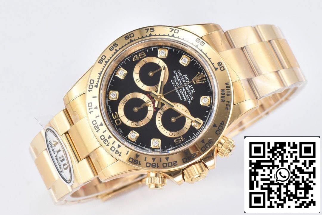 Rolex Cosmograph Daytona M116508-0016 1:1 Best Edition Clean Factory quadrante nero