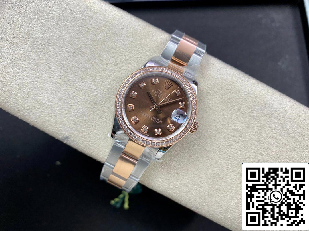 Rolex Datejust M278381RBR-0027 31MM 1:1 Mejor edición EW Factory esfera marrón