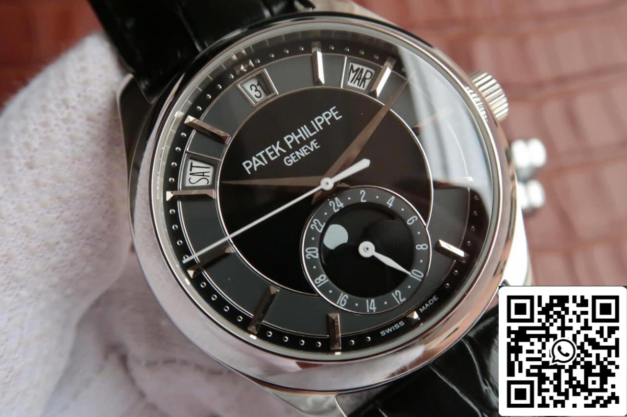 Patek Philippe Complicazioni 5205R-001 1:1 Best Edition KM Factory Cinturino in pelle di vacchetta