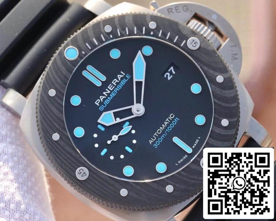 Panerai Submersible PAM00799 1:1 Best Edition VS Factory quadrante nero