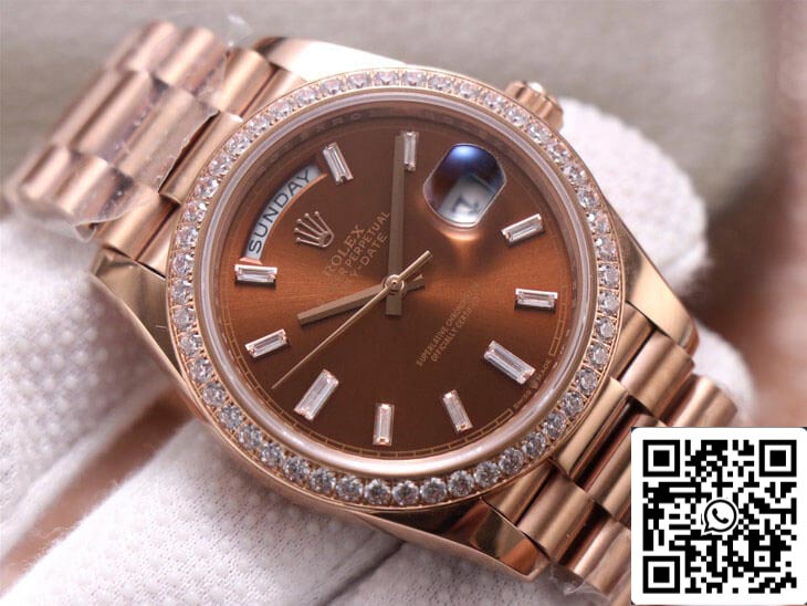 Rolex Day Date M228345RBR-0006 1:1 Best Edition EW Factory Oro rosa