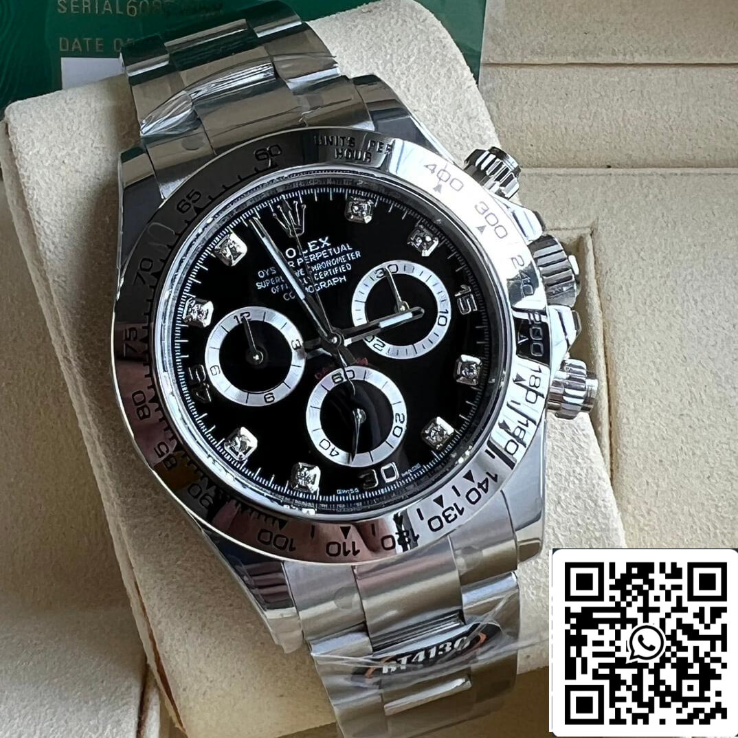 Rolex Daytona M116509-0055 1:1 Mejor edición BT Factory esfera negra