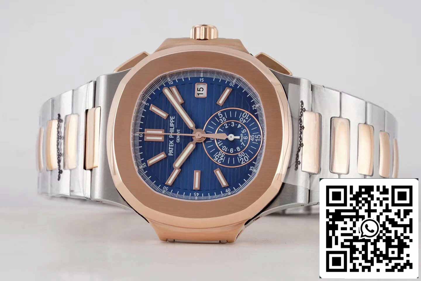 Patek Philippe Nautilus 5980/1AR-001 1:1 Mejor Edición 3K Factory V2 Esfera Azul