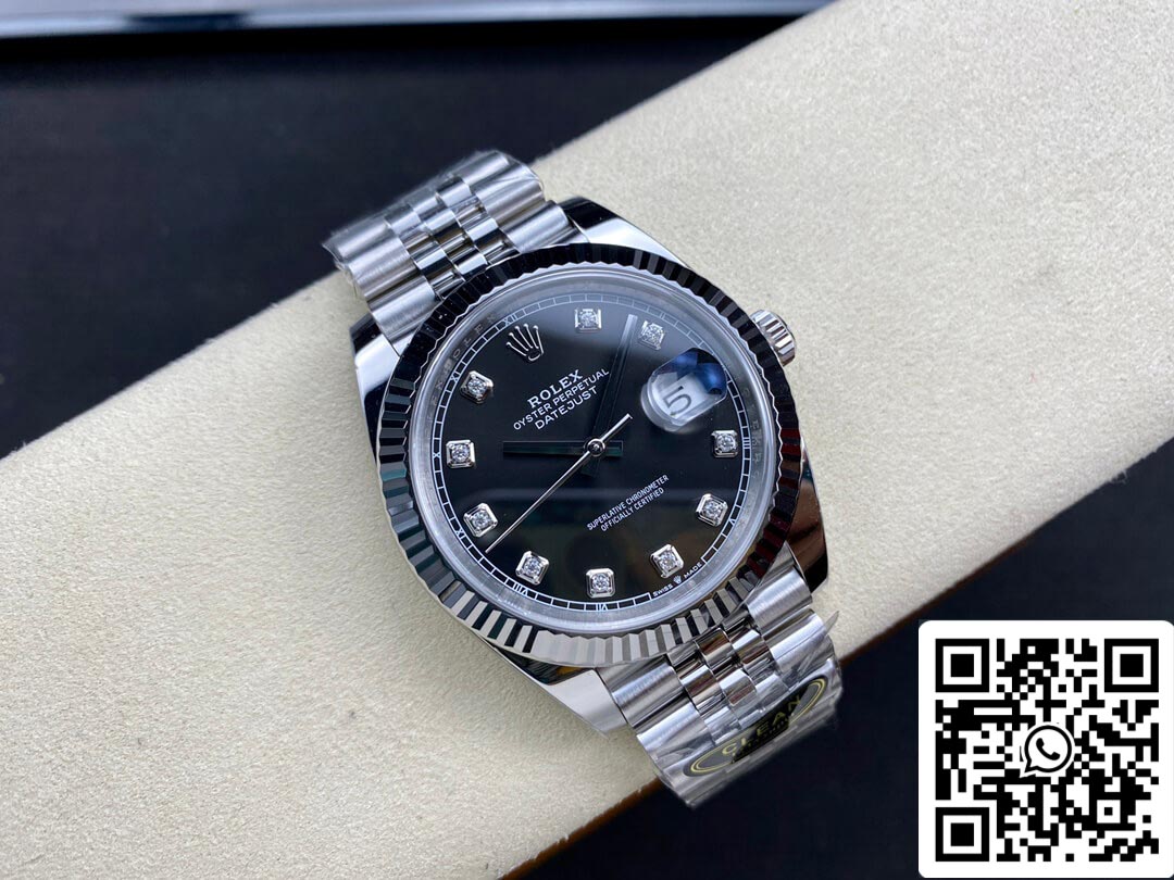 Rolex Datejust M126334-0012 1:1 Best Edition Clean Factory quadrante nero