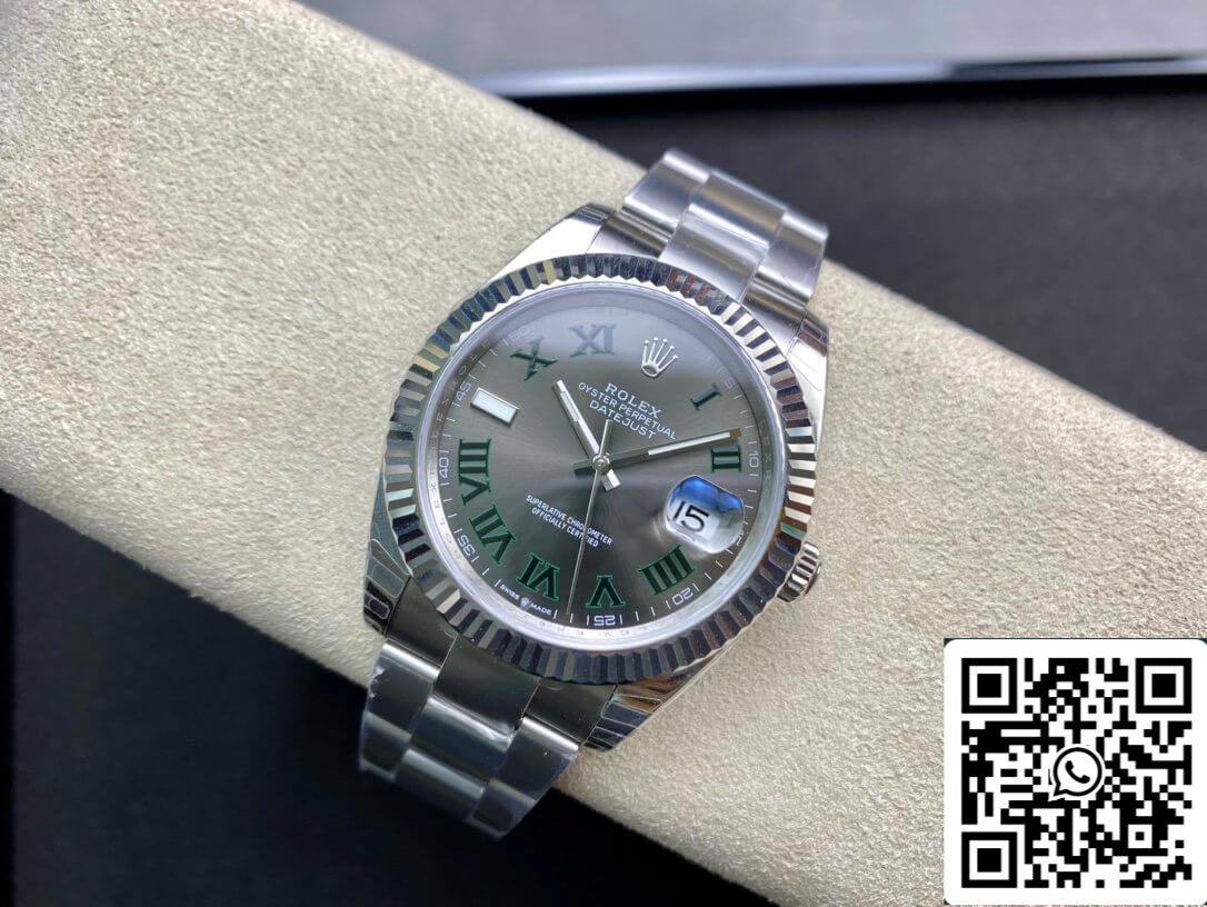 Rolex Datejust M126334-0021 41MM 1:1 Best Edition EW Quadrante grigio fabbrica