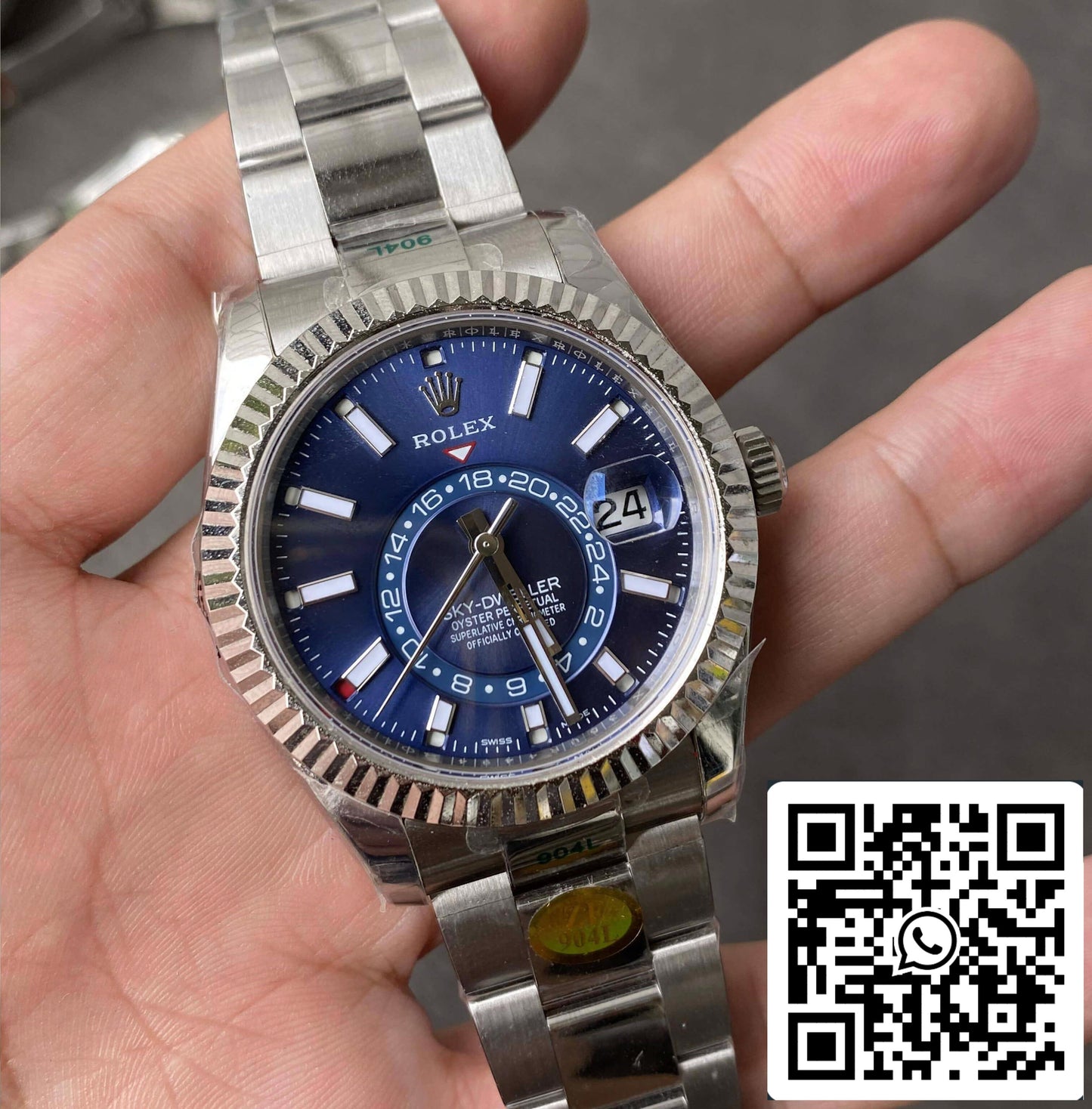 Rolex Sky Dweller M336934-0005 1:1 Mejor edición ZF Factory esfera azul