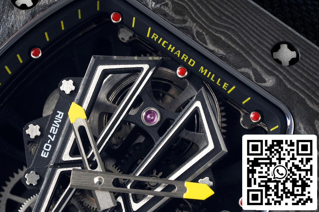 Richard Mille RM27-03 Rafael Nadal Tourbillon 1:1 Best Edition RM Factory Skeleton Dial