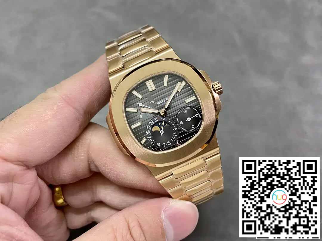 Patek Philippe Nautilus 5712/1R-001 1:1 Mejor Edición PPF Factory V2 Esfera Marrón