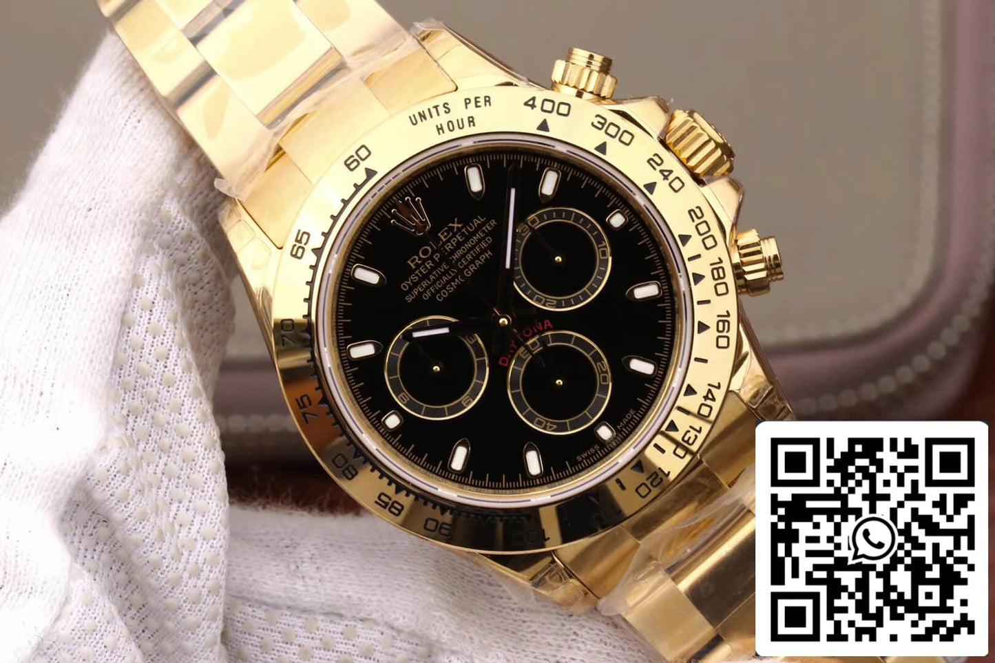 Rolex Daytona Cosmograph M116508-0004 1:1 Best Edition JH Factory quadrante nero