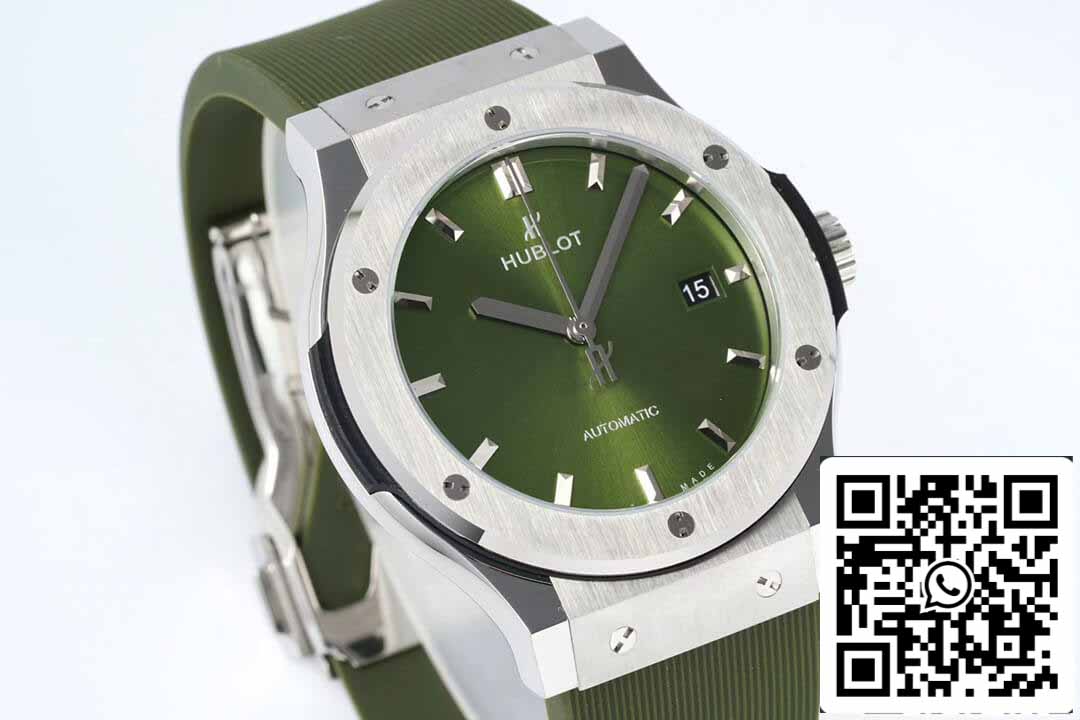 Hublot Classic Fusion 542.NX.8970.RX 42MM 1:1 Best Edition HB Quadrante verde di fabbrica