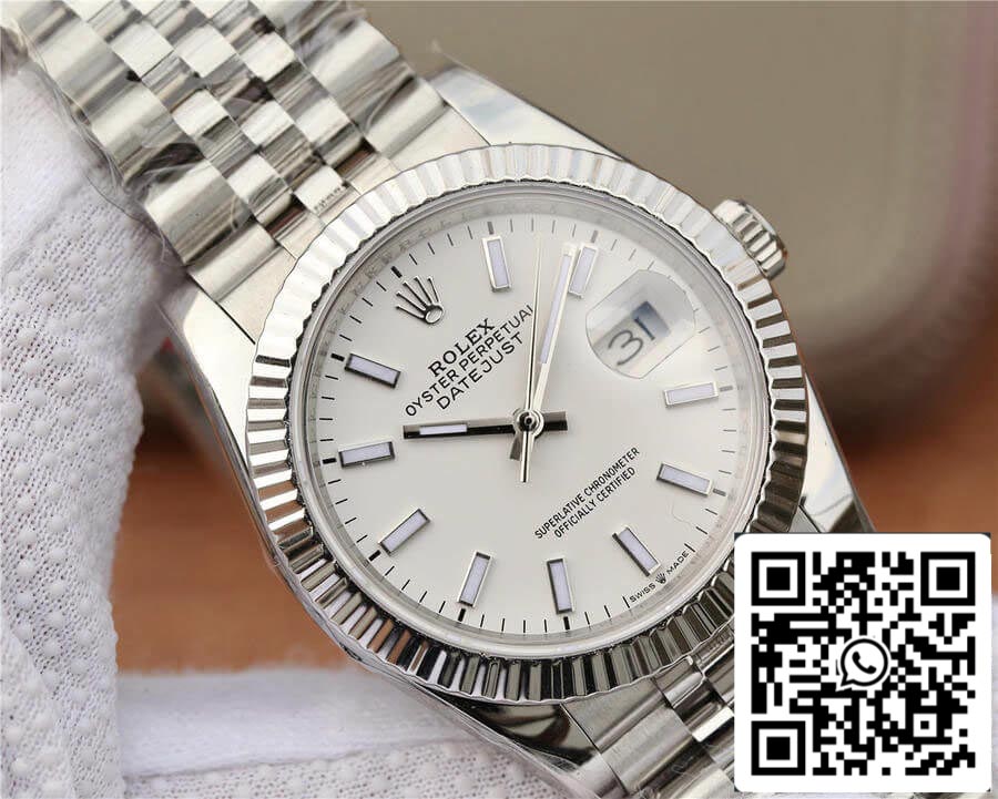 Rolex Datejust 36MM 1:1 Mejor edición GM Factory esfera blanca