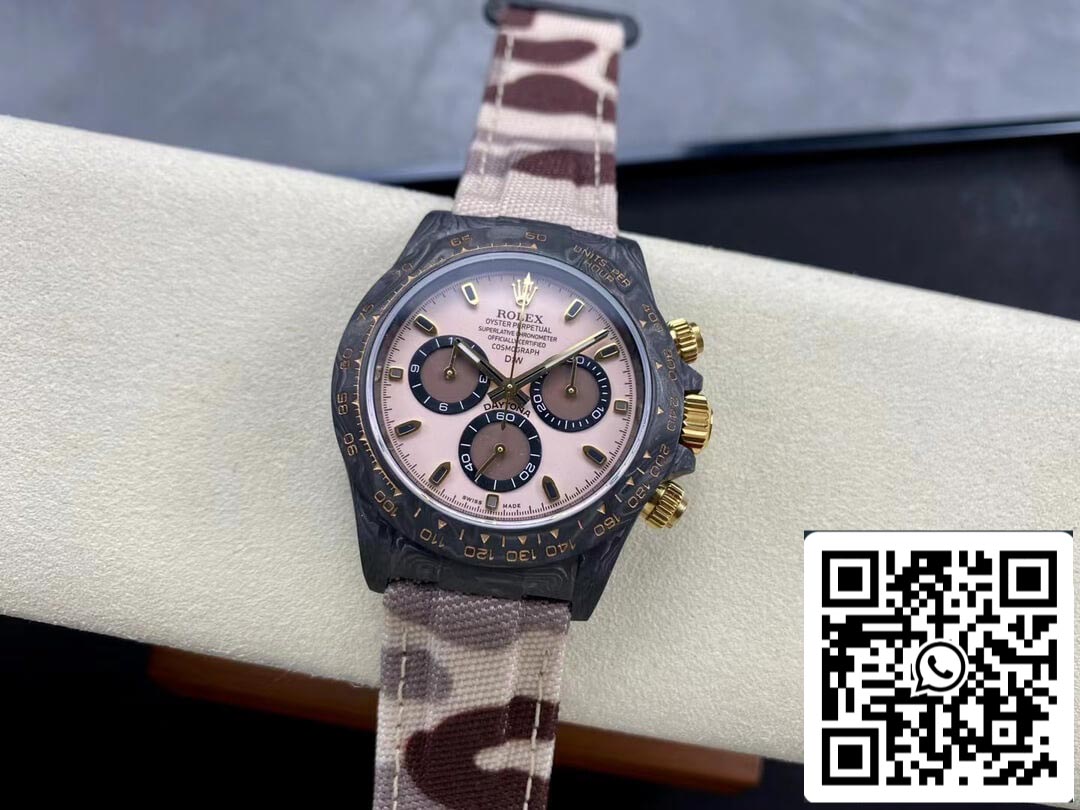 Rolex Daytona Cosmograph Diw Versión personalizada 1:1 Mejor edición Noob Factory Caja de fibra de carbono