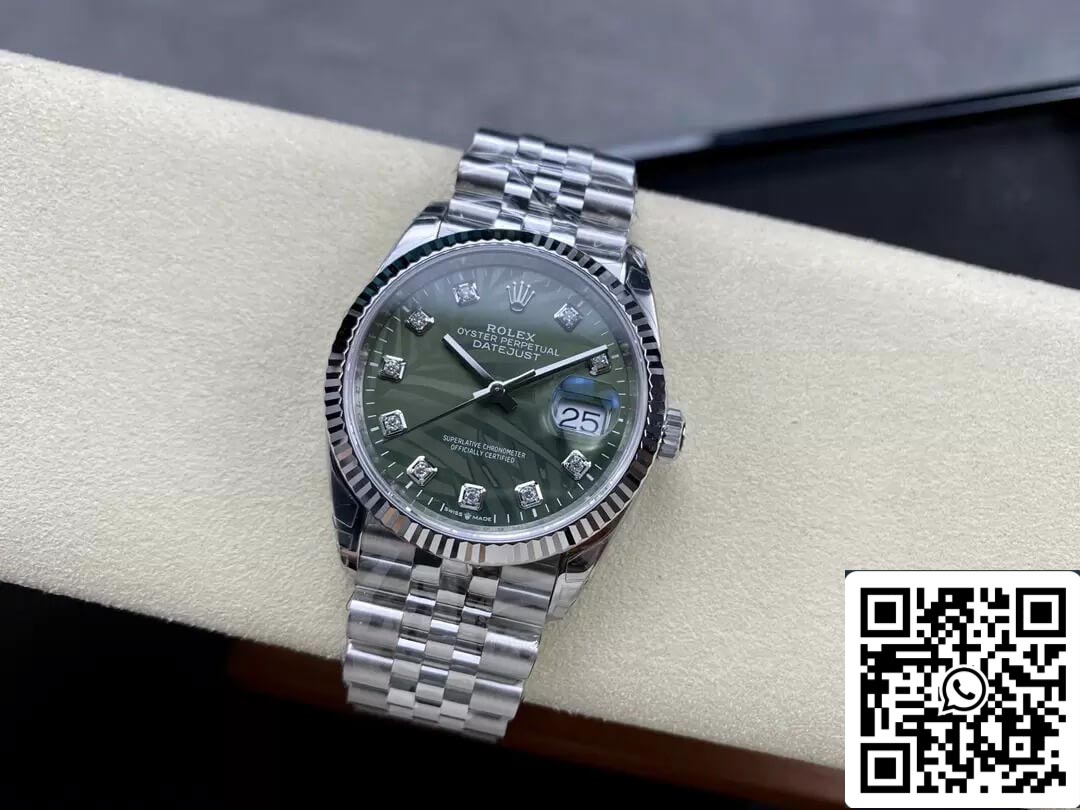 Rolex Datejust M126234-0055 36MM 1:1 Migliore edizione VS Quadrante con diamanti di fabbrica