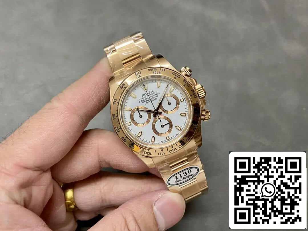 Rolex Cosmograph Daytona M116505-0010 1:1 Best Edition Clean Factory V3 Rose Gold