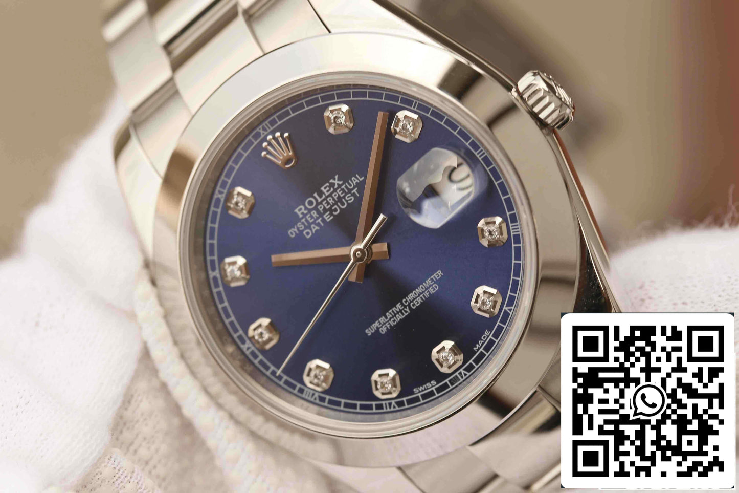 Rolex Datejust M126300 1:1 Mejor edición EW Factory esfera azul