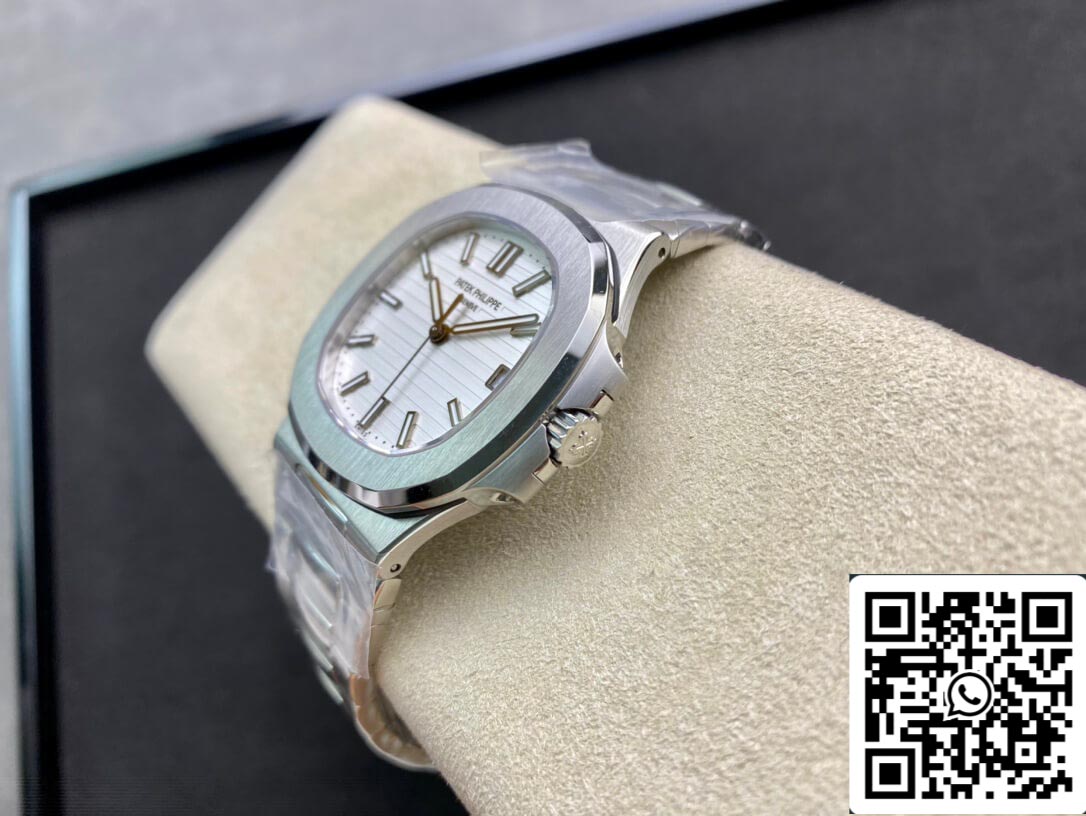 Patek Philippe Nautilus 5711/1A-011 1:1 Mejor Edición 3K Esfera Blanca de Fábrica