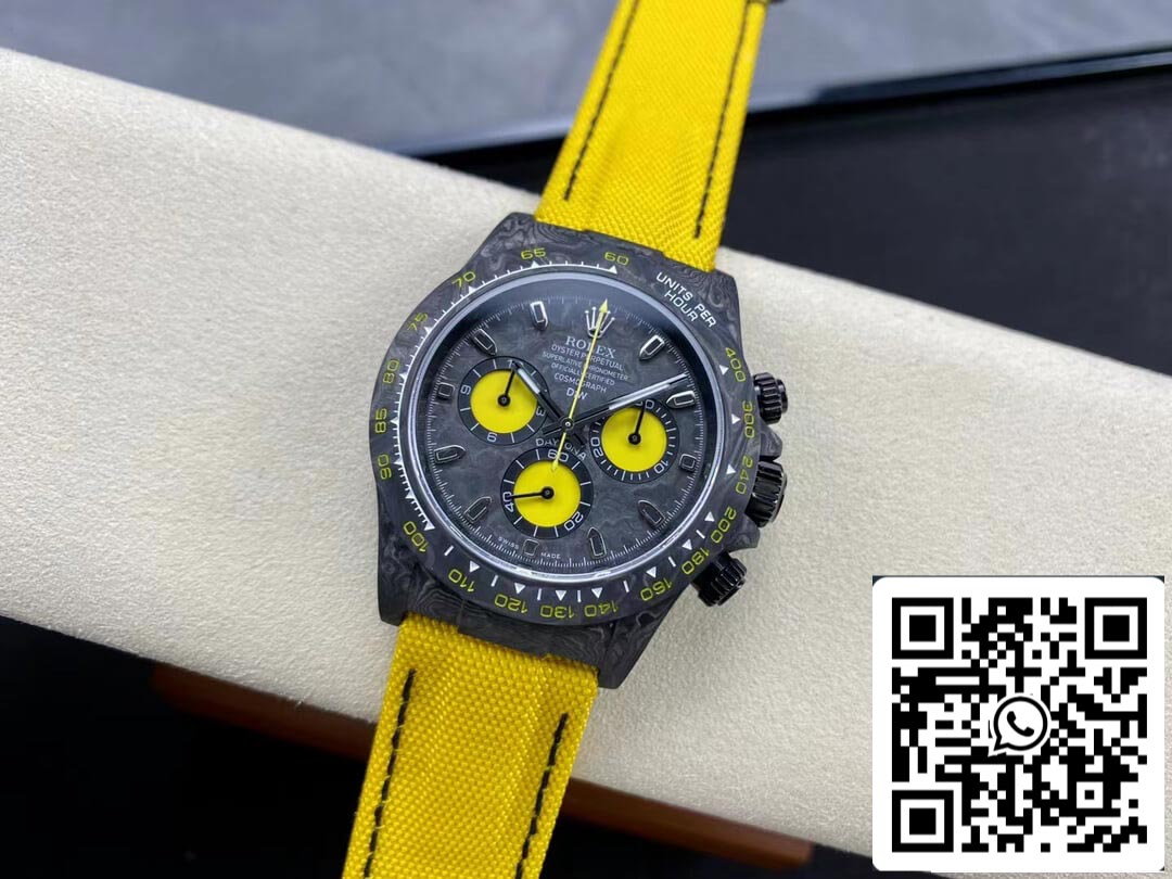 Rolex Daytona Cosmograph Diw Custom Version 1:1 Best Edition Noob Factory in fibra di carbonio